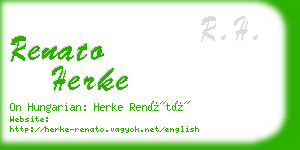 renato herke business card